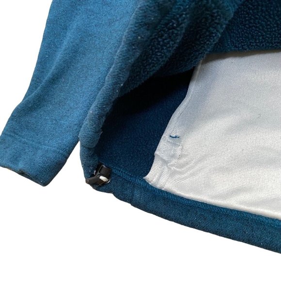 GUC The North Face Full Zip Teal Blue Jacket Women's Size M Fleece Jacket - Picture 5 of 8